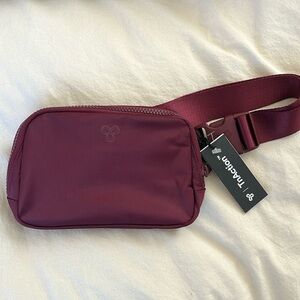 Aritzia Maroon Belt Bag